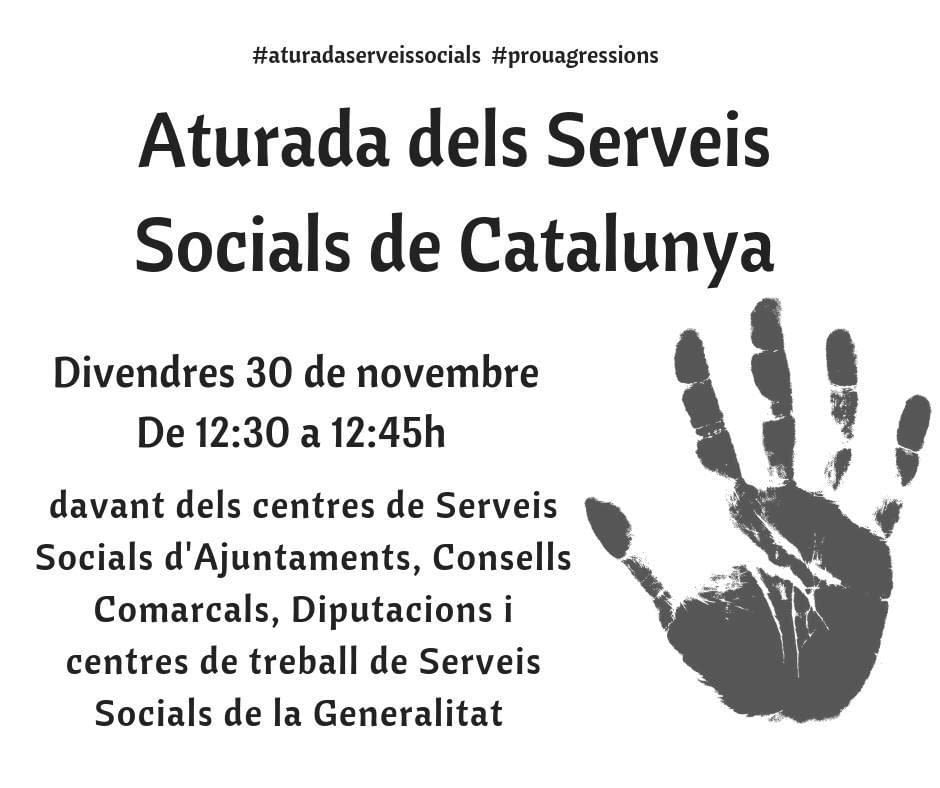 ASPID es suma a les concentracions de rebuig per les agressions als professionals del sector social