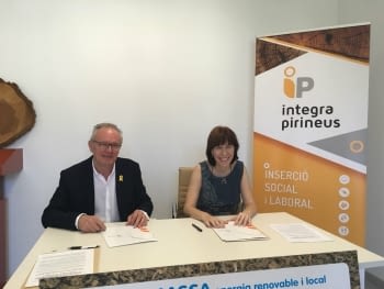 Aspid y Integra Prineus promueven la ocupación de las personas con riesgo de exclusión en el Alt Urgell