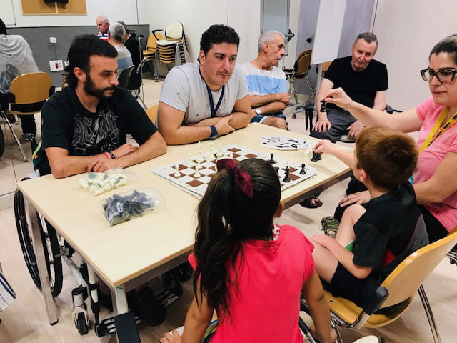 Acció de sensibilització entre usuaris del Centre d'ASPID i infants del Servei Socioeducatiu Municipal Gínjol